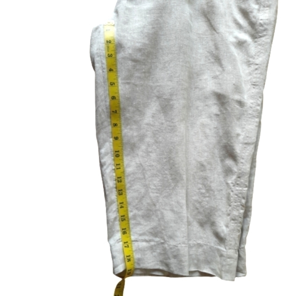 Talbots Irish Linen Crop Petite 18W - Picture 10 of 15